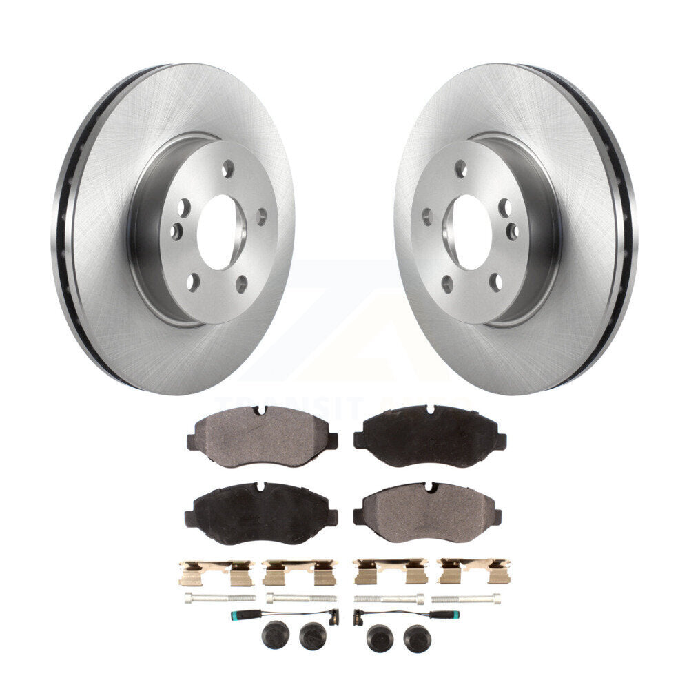 Front Disc Brake Rotors And Ceramic Pads Kit For 2016-2020 Mercedes-Benz Metris