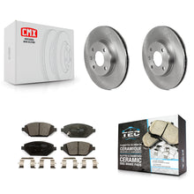 Charger l'image dans la galerie, [Front] 2016-2021 Chevrolet Spark Premium OE Brake Rotors &amp; Ceramic Pads Kit For Max Braking