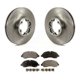 [Front] 2015-2019 Ford Transit-350 HD Premium OE Brake Rotors & Ceramic Pads Kit For Max Braking