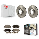 [Front] 2015-2019 Ford Transit-350 HD Premium OE Brake Rotors & Ceramic Pads Kit For Max Braking
