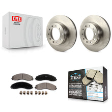 Charger l'image dans la galerie, Front Disc Brake Rotors And Ceramic Pads Kit For Ford F-450 Super Duty F-550