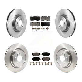 Front Rear Disc Brake Rotors And Ceramic Pads Kit For Land Rover Range Sport