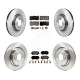 Front Rear Disc Brake Rotors And Ceramic Pads Kit For Land Rover Range Sport