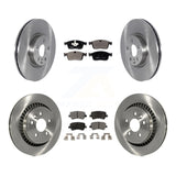 Front Rear Disc Brake Rotors And Ceramic Pads Kit For Volvo XC60