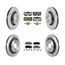 Charger l'image dans la galerie, Front Rear Disc Brake Rotors And Ceramic Pads Kit For Ford Mustang