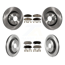 Front Rear Disc Brake Rotors And Ceramic Pads Kit For Ford Mustang