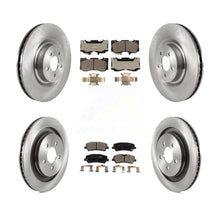 Load image into Gallery viewer, Front Rear Disc Brake Rotors And Ceramic Pads Kit For Ford Mustang