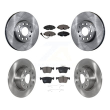 Charger l'image dans la galerie, Front Rear Disc Brake Rotors And Ceramic Pads Kit For Volkswagen Jetta Taos