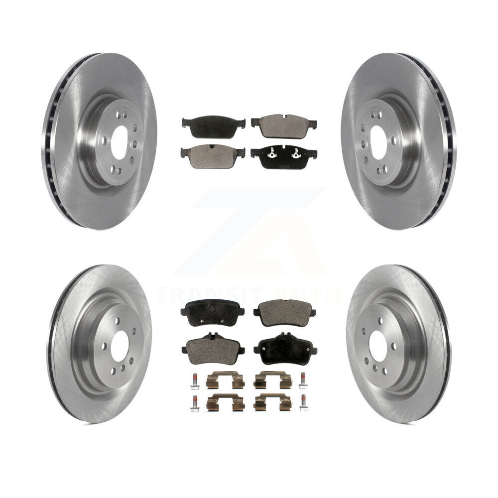[Front+Rear] 2017 Mercedes-Benz GLS350d Premium OE Brake Rotors & Ceramic Pads Kit For Max Braking