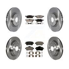 Charger l'image dans la galerie, Front Rear Disc Brake Rotors And Ceramic Pads Kit For Mercedes-Benz GLE400
