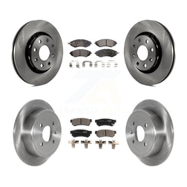 Front Rear Disc Brake Rotors And Ceramic Pads Kit For Chevrolet Spark EV