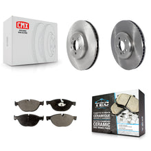 Charger l'image dans la galerie, Front Disc Brake Rotors And Ceramic Pads Kit For BMW 750Li xDrive 750i 550i GT