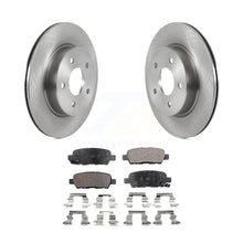 Charger l&#39;image dans la galerie, Rear Disc Brake Rotors And Ceramic Pads Kit For Nissan Rogue Sport LEAF Qashqai