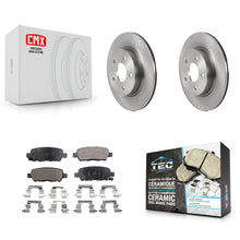 Charger l'image dans la galerie, Rear Disc Brake Rotors And Ceramic Pads Kit For Nissan Rogue Sport LEAF Qashqai