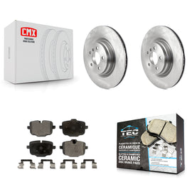 [Rear] 2016-2019 BMW Alpina B6 xDrive Gran Coupe Premium OE Brake Rotors & Ceramic Pads Kit For Max Braking