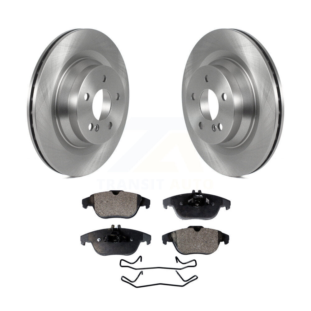 Rear Disc Brake Rotors And Ceramic Pads Kit For Mercedes-Benz E550