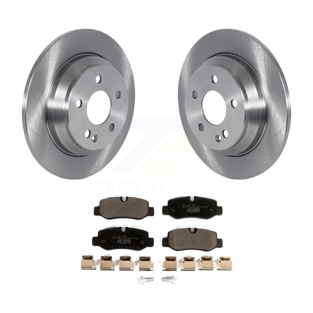 Rear Disc Brake Rotors And Ceramic Pads Kit For Mercedes-Benz Metris