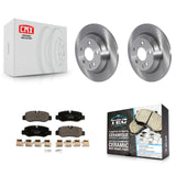 Rear Disc Brake Rotors And Ceramic Pads Kit For Mercedes-Benz Metris