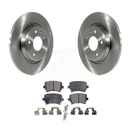 [Rear] 2009 Audi A4 Quattro Convertible Premium OE Brake Rotors & Ceramic Pads Kit For Max Braking