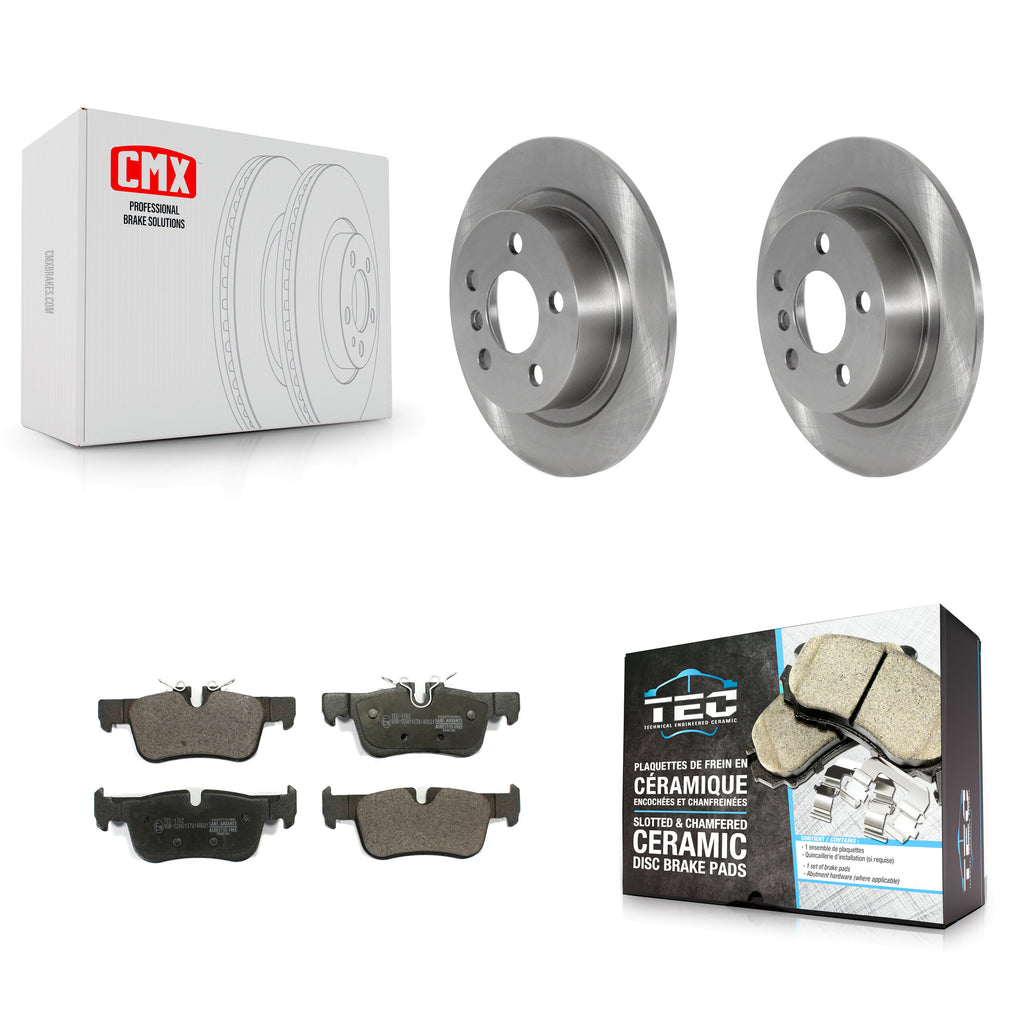 Rear Disc Brake Rotors Ceramic Pad Kit For Mini Cooper Countryman BMW i3 Clubman