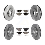 Front Rear Brake Rotor Ceramic Pad Kit (6Pc) For BMW 740Li 740i 535i GT xDrive 7