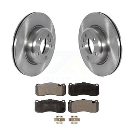 Front Disc Brake Rotors And Ceramic Pads Kit For BMW 135i 135is