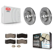 Charger l'image dans la galerie, Front Disc Brake Rotors And Ceramic Pads Kit For BMW 135i 135is