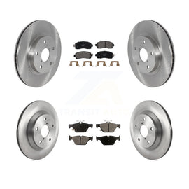 Front Rear Disc Brake Rotors And Ceramic Pads Kit For Subaru Forester