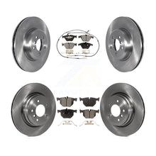 Load image into Gallery viewer, Front Rear Brake Rotor &amp; Ceramic Pad Kit For BMW 335i With Blue Painted Calipers