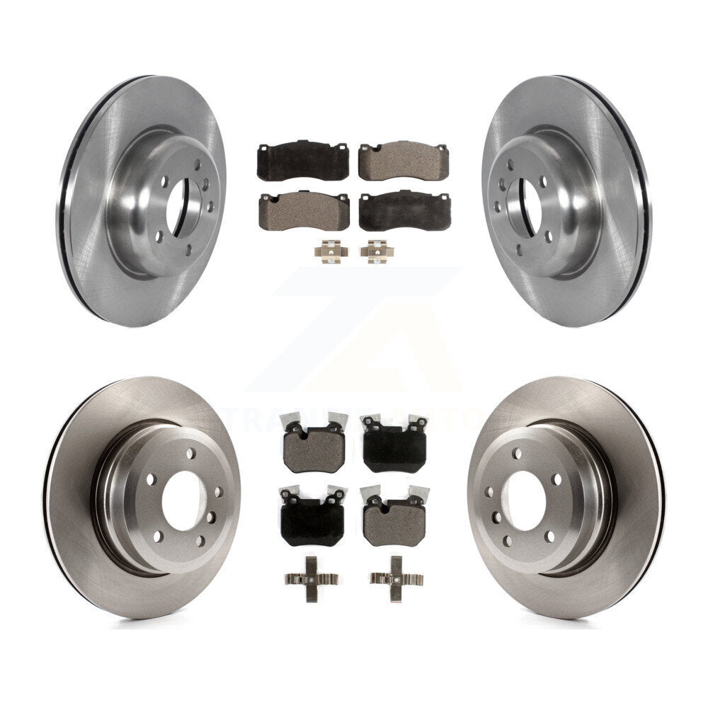 Front Rear Disc Brake Rotors And Ceramic Pads Kit For BMW 135i 135is