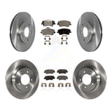 Front Rear Disc Brake Rotors And Ceramic Pads Kit For Kia Niro Hyundai Ioniq