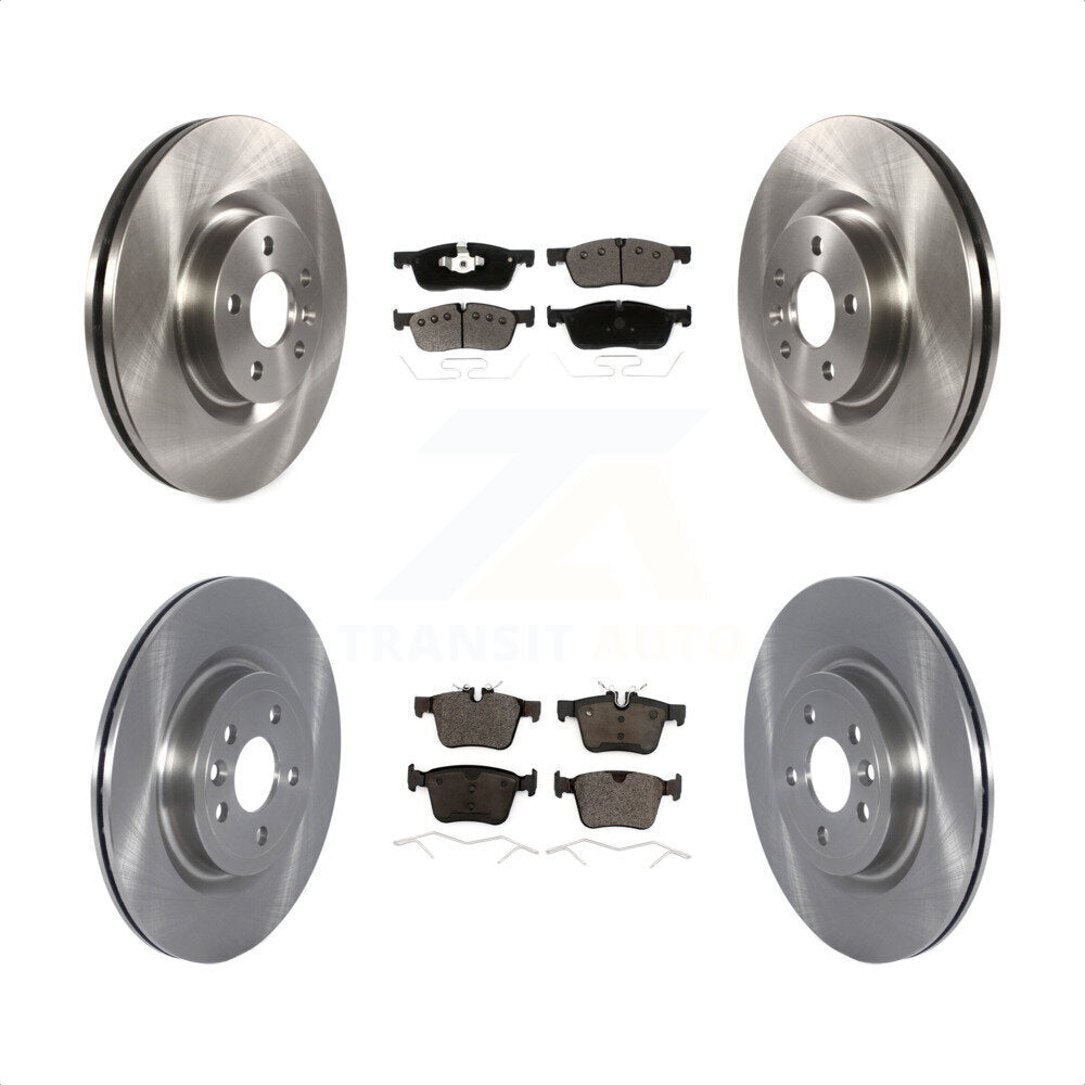 Front Rear Disc Brake Rotors And Ceramic Pads Kit For Land Rover Discovery Sport