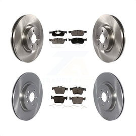 Front Rear Disc Brake Rotors And Ceramic Pads Kit For Land Rover Discovery Sport