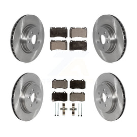 [Front+Rear] 2016 Tesla S From 04 Premium OE Brake Rotors & Ceramic Pads Kit For Max Braking