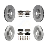 Front Rear Disc Brake Rotor Ceramic Pad Kit For Mercedes-Benz GLS450 GL450 GL350
