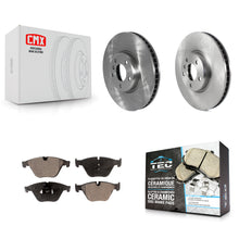 Load image into Gallery viewer, [Front] 2011-2013 BMW 535i Premium OE Brake Rotors &amp; Ceramic Pads Kit For Max Braking