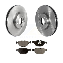 Front Brake Rotors Ceramic Pad Kit For BMW 550i xDrive 650i 740Li 740i 535i GT 7