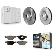 Load image into Gallery viewer, Front Brake Rotors Ceramic Pad Kit For BMW 550i xDrive 650i 740Li 740i 535i GT 7