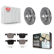 Load image into Gallery viewer, Rear Brake Rotors Ceramic Pad Kit For BMW 740Li 740i 535i GT xDrive ActiveHybrid