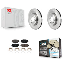 Charger l'image dans la galerie, Front Disc Brake Rotors And Ceramic Pads Kit For Mazda 3