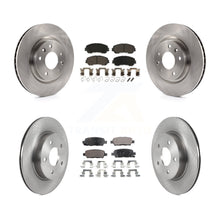 Charger l'image dans la galerie, Front Rear Disc Brake Rotors &amp; Ceramic Pad Kit For Nissan Rogue Sport Qashqai SL