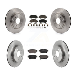 Front Rear Disc Brake Rotors And Ceramic Pads Kit For Nissan Rogue Sport Qashqai