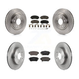 Front Rear Disc Brake Rotors And Ceramic Pads Kit For Nissan Rogue Sport Qashqai