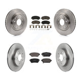 Front Rear Disc Brake Rotors And Ceramic Pads Kit For Nissan Rogue Sport Qashqai