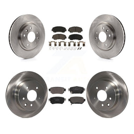 [Front+Rear] 2019 Nissan Rogue Sport S Premium OE Brake Rotors & Ceramic Pads Kit For Max Braking