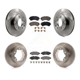 Front Rear Disc Brake Rotor Ceramic Pad Kit For Mercedes-Benz Sprinter 3500 2500