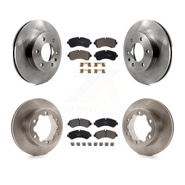 Front Rear Brake Rotors & Ceramic Pad Kit For Mercedes-Benz Sprinter 3500 3500XD