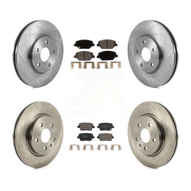 [Front+Rear] 2019 Cadillac XT4 Premium OE Brake Rotors & Ceramic Pads Kit For Max Braking