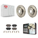 Rear Disc Brake Rotors And Ceramic Pads Kit For Cadillac XT4 Buick Envision