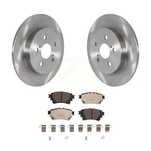 Charger l&#39;image dans la galerie, Rear Brake Rotors Ceramic Pad Kit For Toyota Corolla With Electric Parking